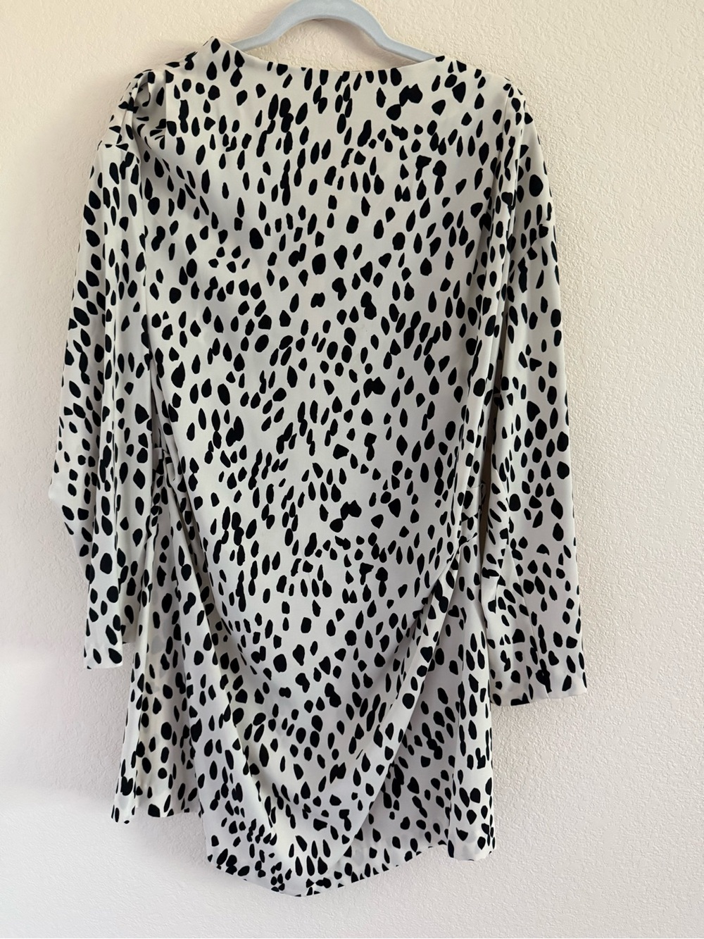 H&M Black and White Dalmatian Print Mini Dress